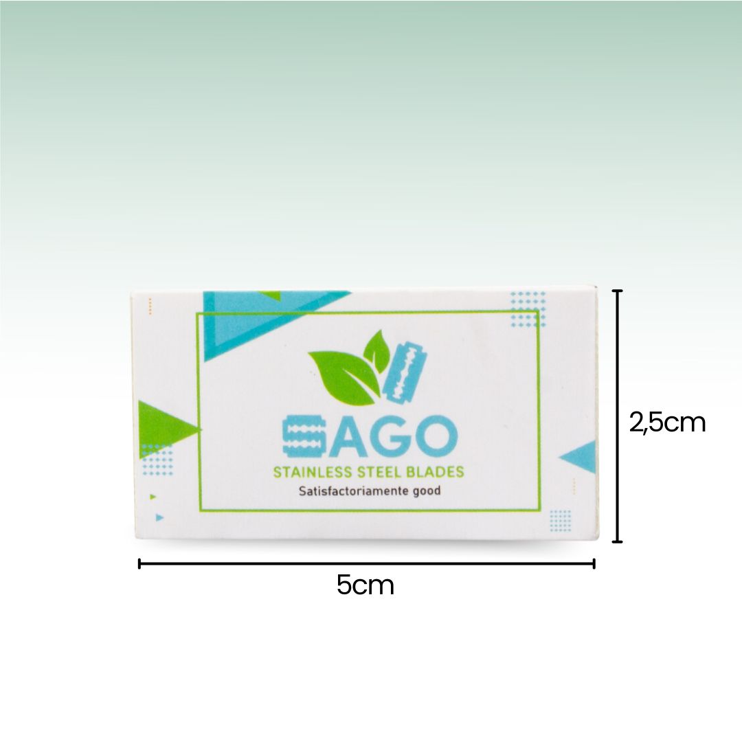 Sago Hoja de Afeitar Sago Premiun x100