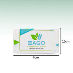 Sago Hoja de Afeitar Sago Premiun x100