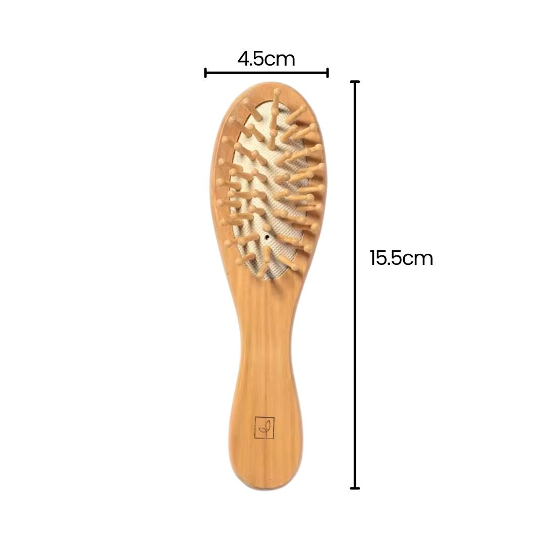 Fair Cepillo de Cabello de Bambú para Cartera