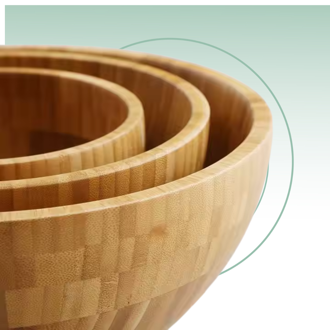 Fair Bowl Redondo de Bambú Ecosazon 25x8cm