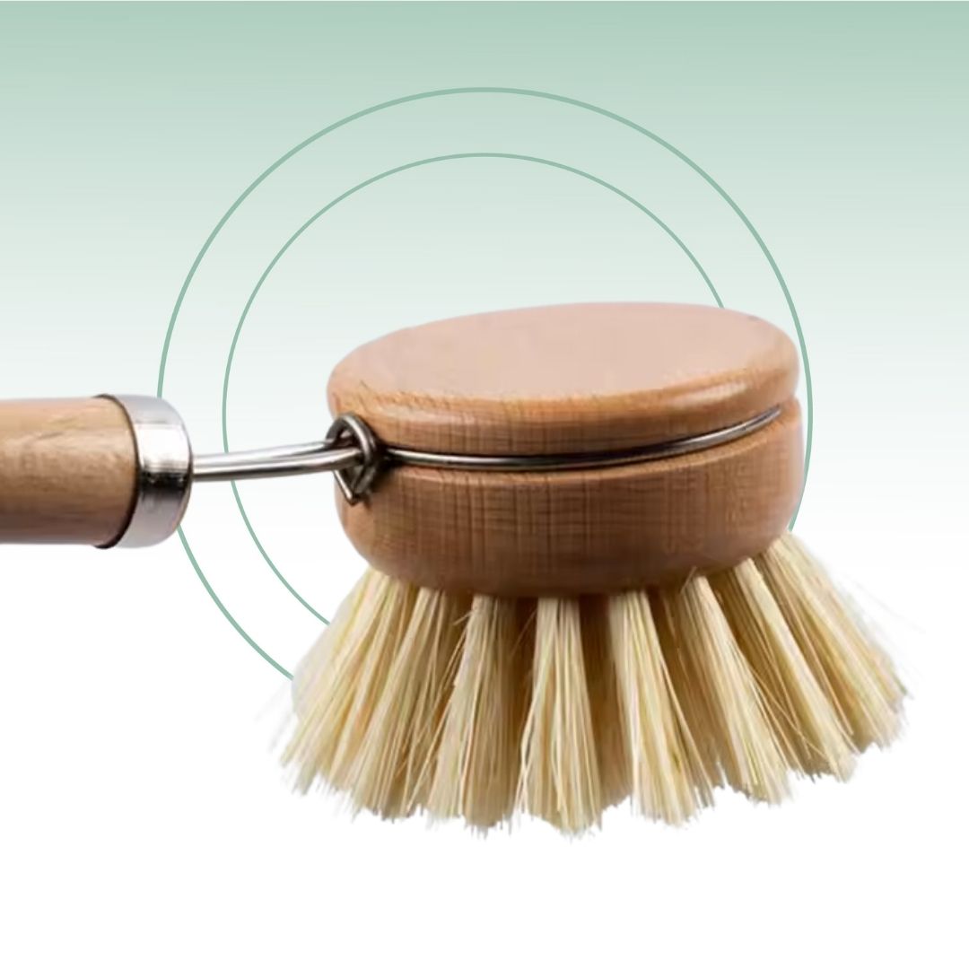 Fair Cepillo Lavaplatos de Bambú y Cerdas de sisal