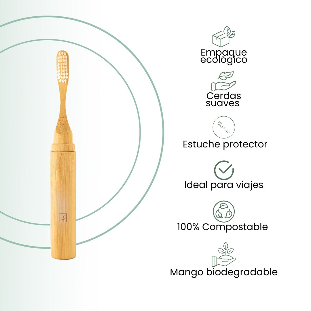 Fair Cepillo Dental de Bambú Portable