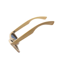 Fair Gafas De Bambú Aviador Protección UV 400 Negro