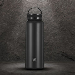 Fair Botella Sport Térmica de Acero Inoxidable 1200ML Negra