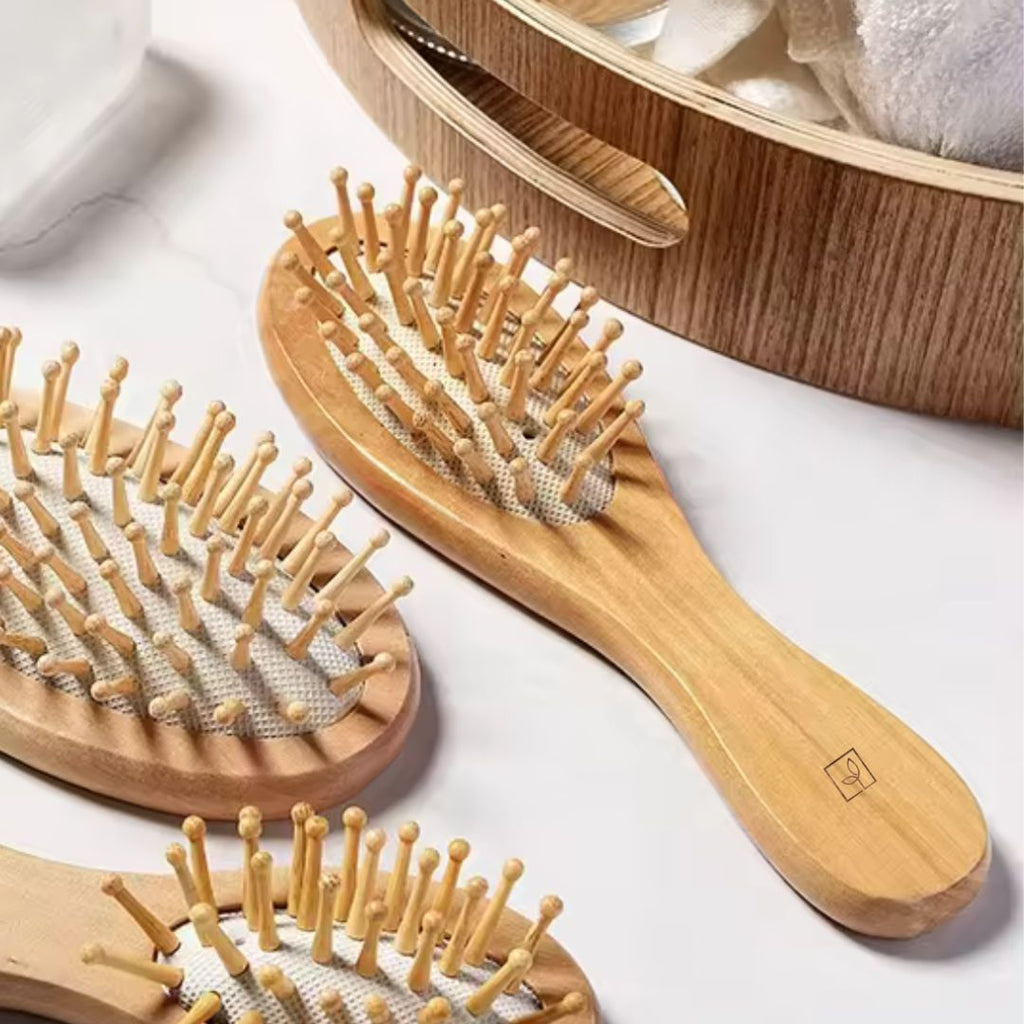 Fair Cepillo de Cabello de Bambú para Cartera