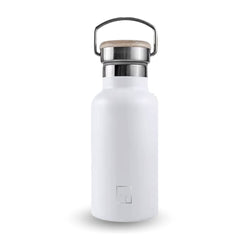 Fair Botella Térmica Camping de Acero Inoxidable con Tapa de Bambú 350ML