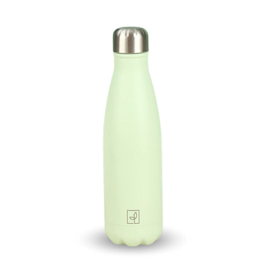 Fair Botella Cola Térmica de Acero Inoxidable 500ML MENTA (Medio litro)