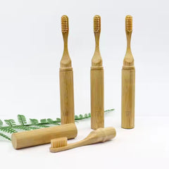 Fair Cepillo Dental de Bambú Portable