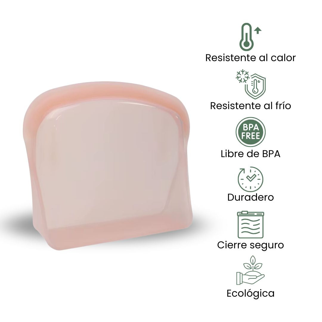 Fair Bolsa de Silicona Reutilizable 1200ML Imagen secundaria del producto