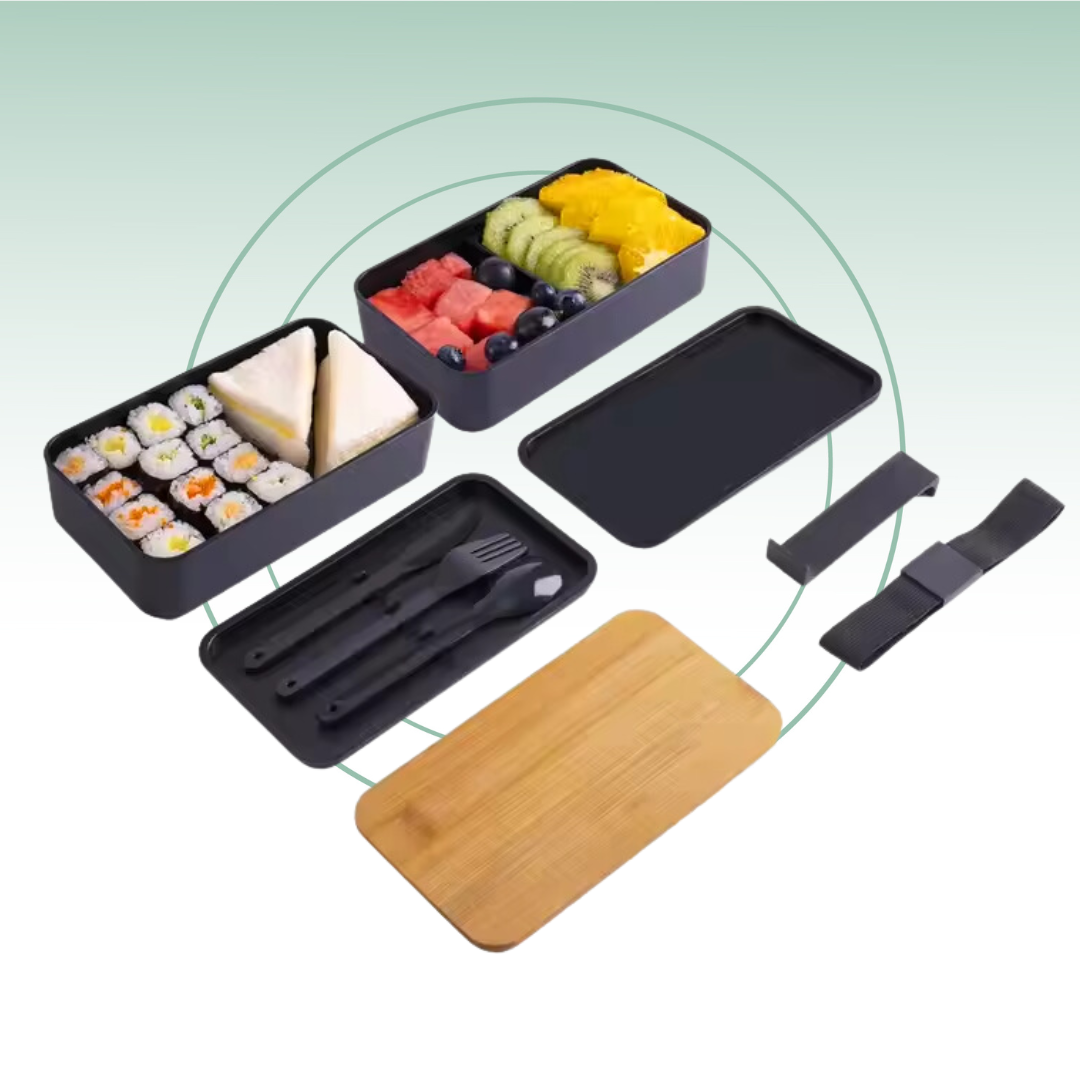 Fair Lonchera Bento Box bamboo 2000ml