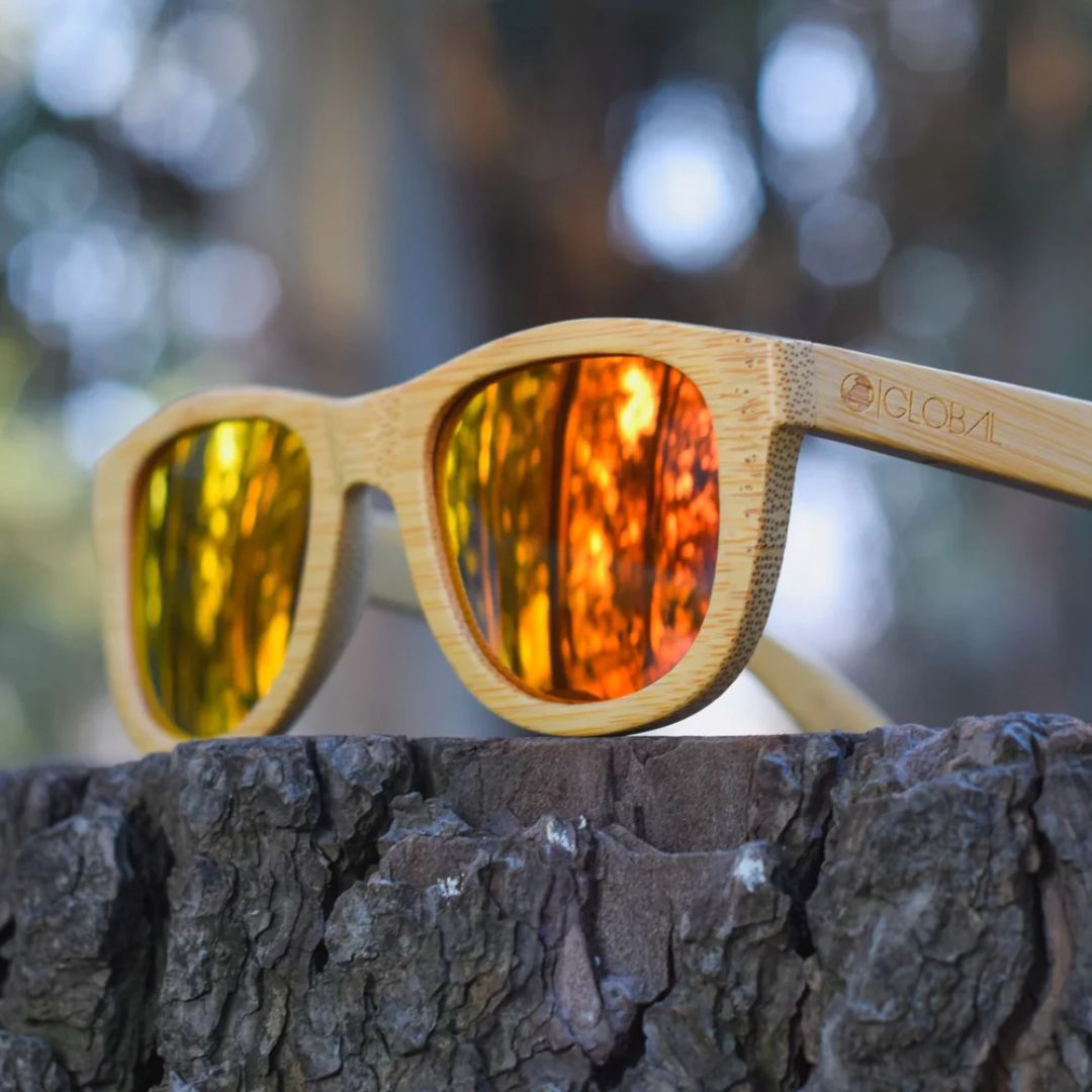Fair Gafas De Bambú Original Protección UV 400 Cafe