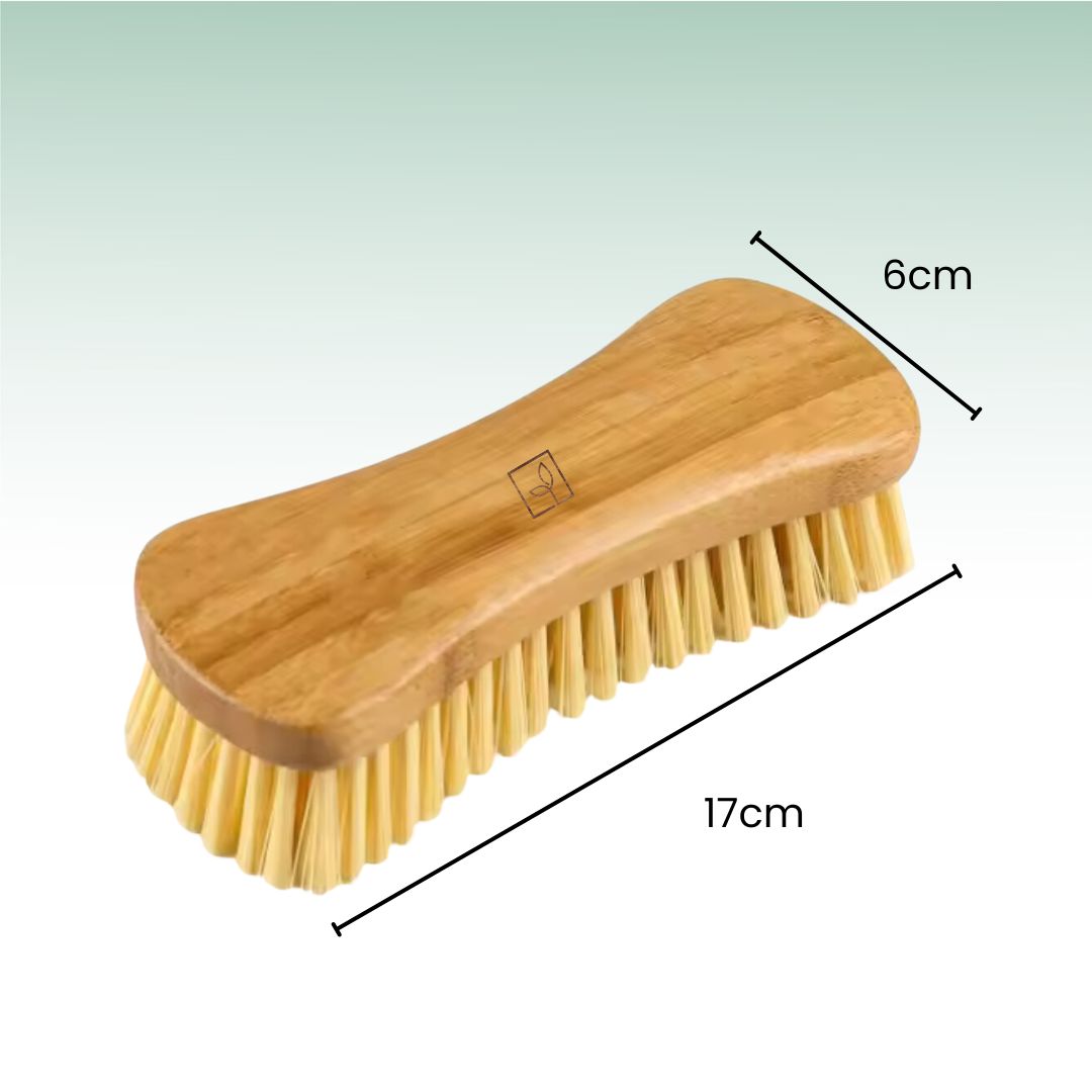 Fair Cepillo para Lavar Ropa de Bambú y Cerdas de Sisal
