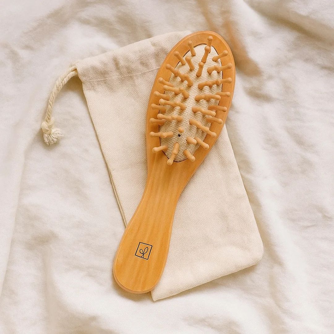 Fair Cepillo de Cabello de Bambú para Cartera