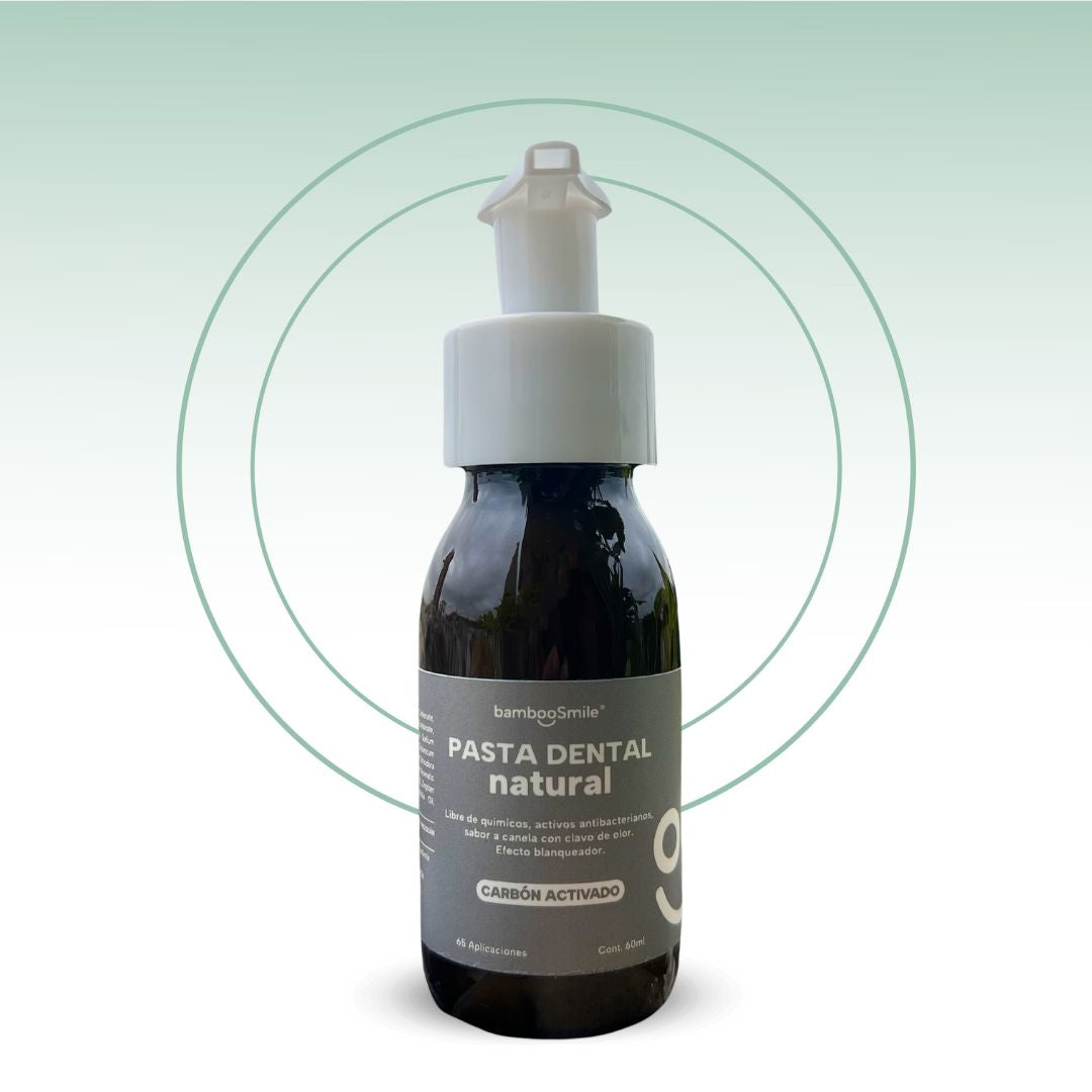 BambooSmile Pasta Dental Natural 60ml - Cuidado Bucal Ecológico Portátil