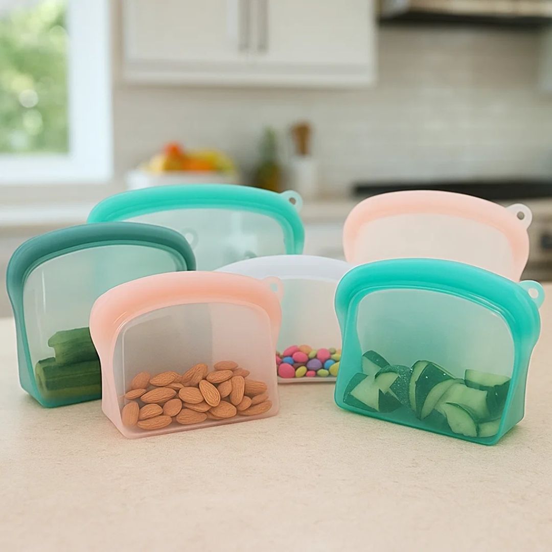 Fair Bolsa de Silicona Reutilizable 600ml