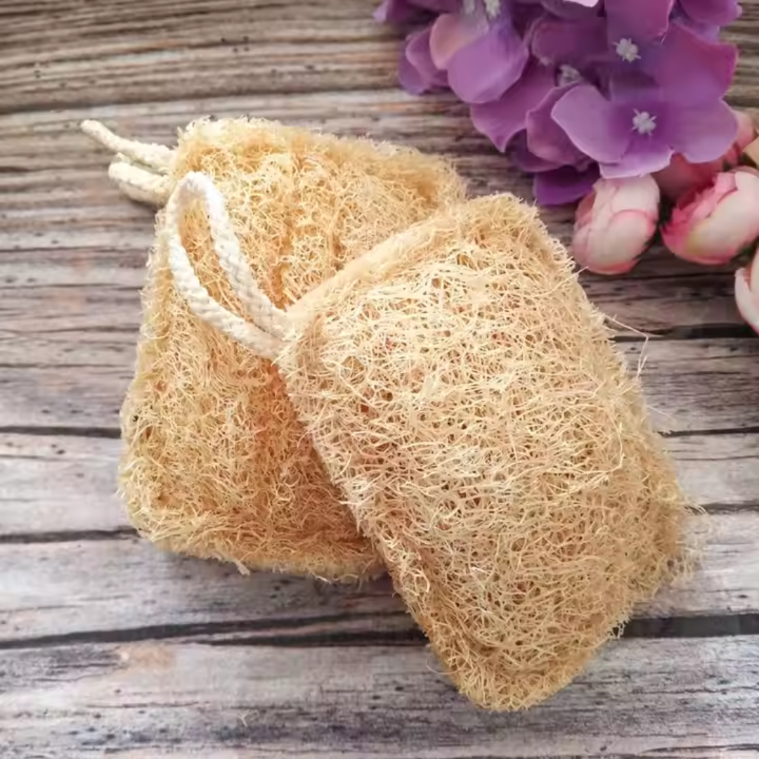 Fair Esponja Luffa Pequeña Cuadrada