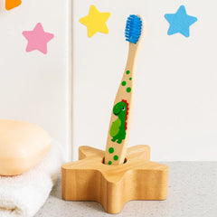 Fair Portacepillo de Bambú con Forma de Estrella