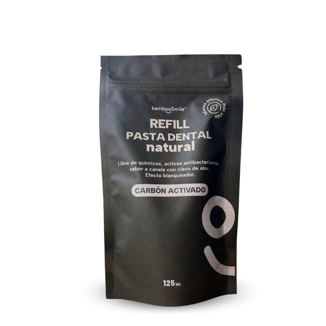 BambooSmile Refill Pasta Dental Natural 125ml - Recarga Ecológica y Sostenible