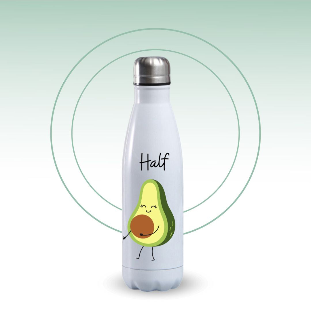 Fair Botella Cola Térmica de Acero Inoxidable 500ML (Medio litro) PERSONALIZABLE SIN LOGO FAIR