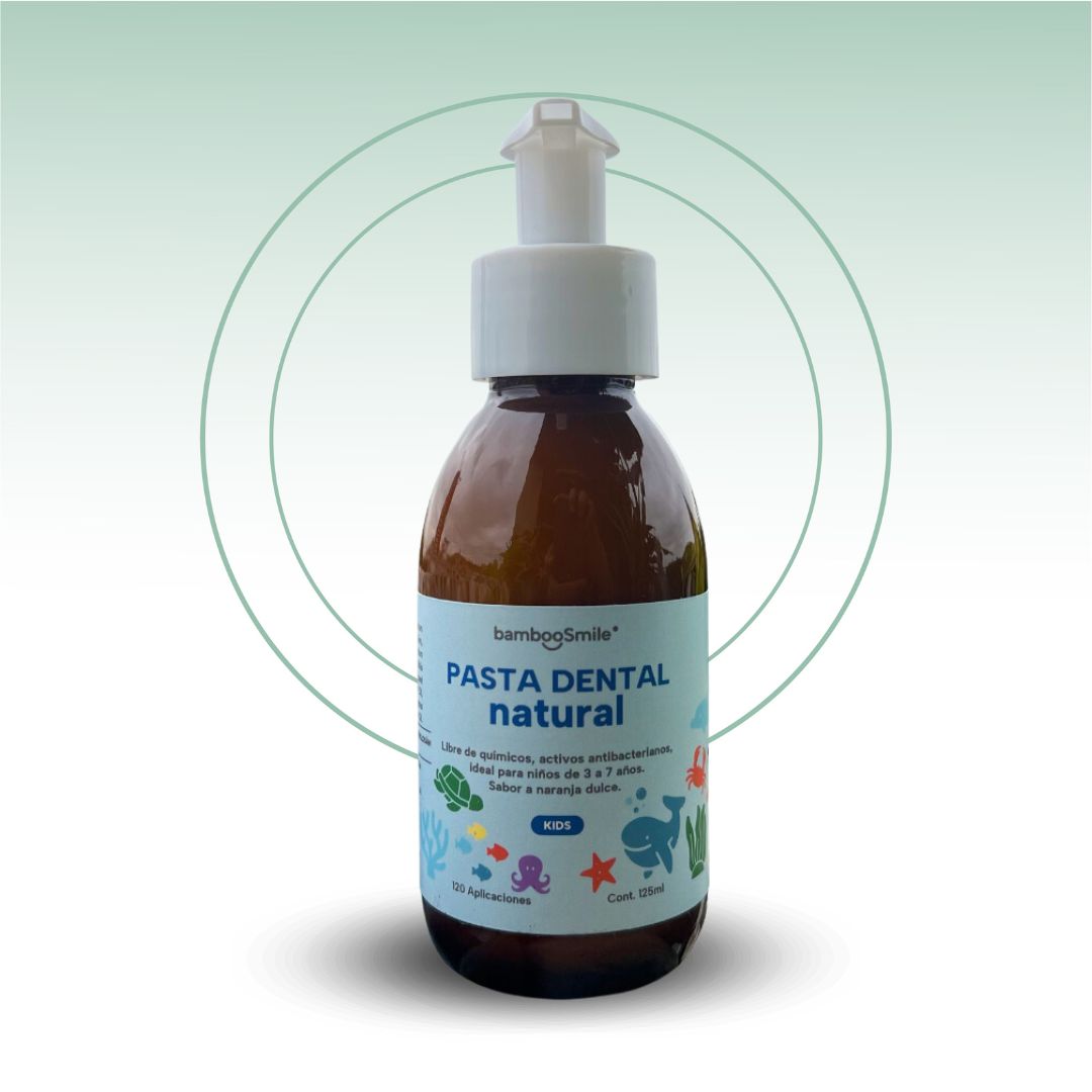 BambooSmile Pasta Dental Natural 125ml - Cuidado Bucal Ecológico y Vegano