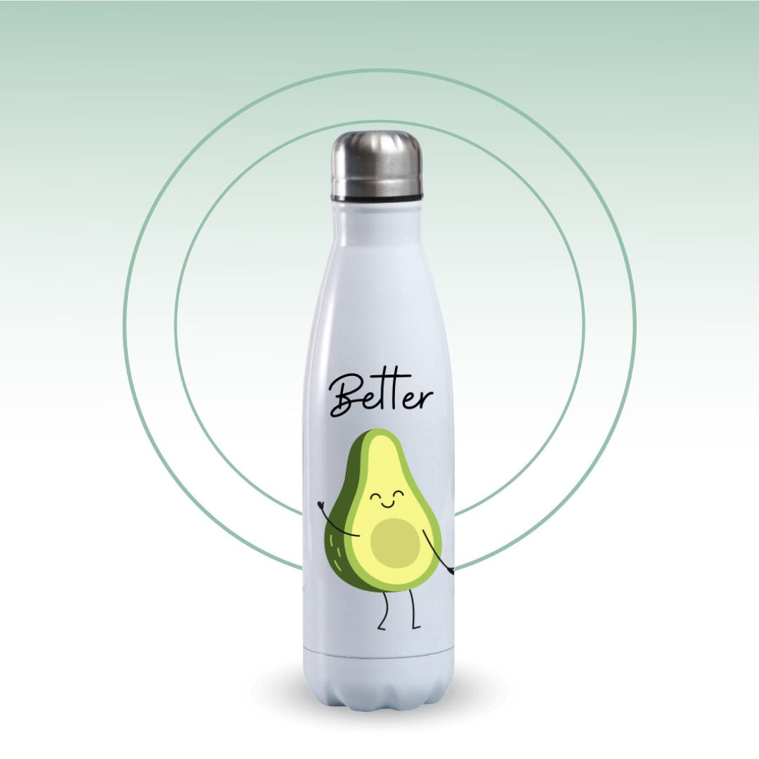 Fair Botella Cola Térmica de Acero Inoxidable 500ML (Medio litro) PERSONALIZABLE SIN LOGO FAIR