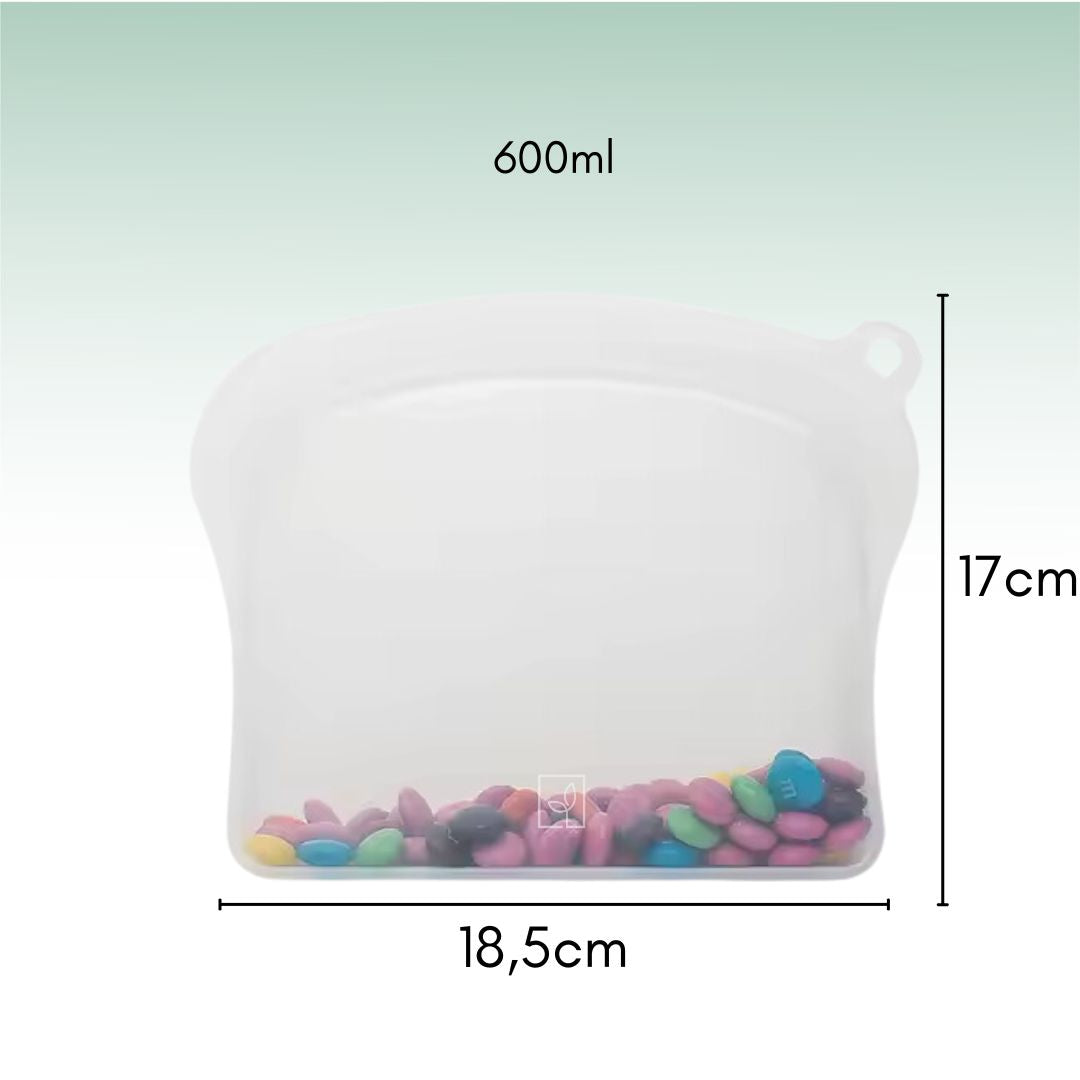 Combo Bolsa de Silicona Reutilizable x4