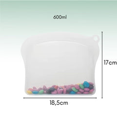 Combo Bolsa de Silicona Reutilizable x4