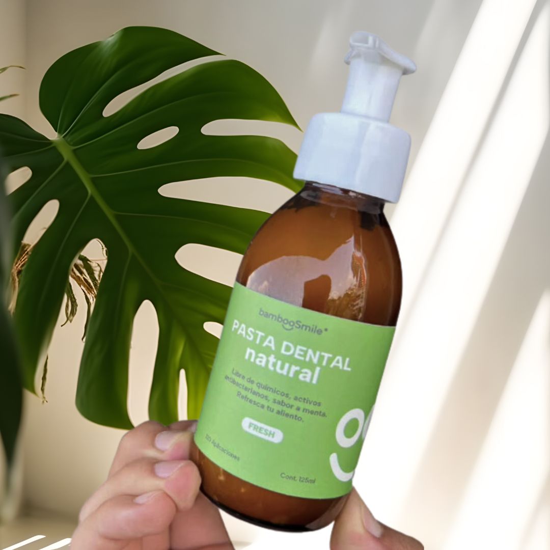 BambooSmile Pasta Dental Natural 125ml - Cuidado Bucal Ecológico y Vegano