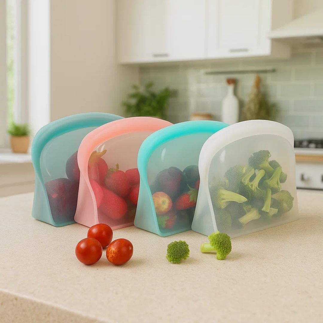 Fair Bolsa de Silicona Reutilizable 600ml