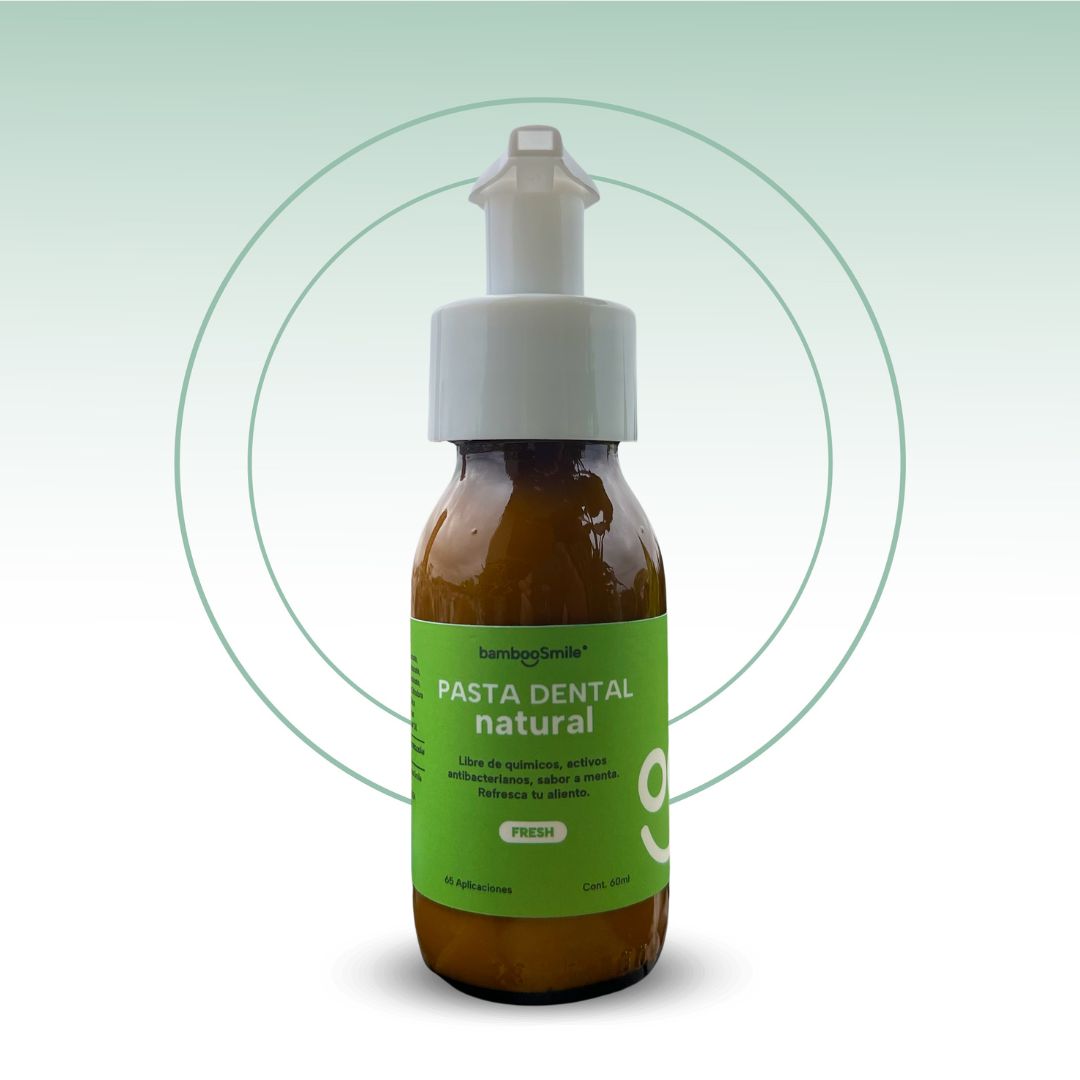 BambooSmile Pasta Dental Natural 60ml - Cuidado Bucal Ecológico Portátil