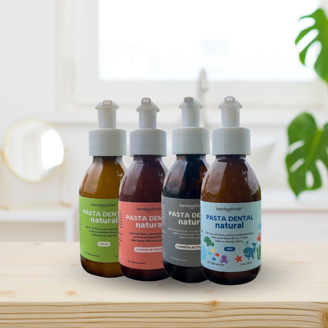 BambooSmile Pasta Dental Natural 125ml - Cuidado Bucal Ecológico y Vegano
