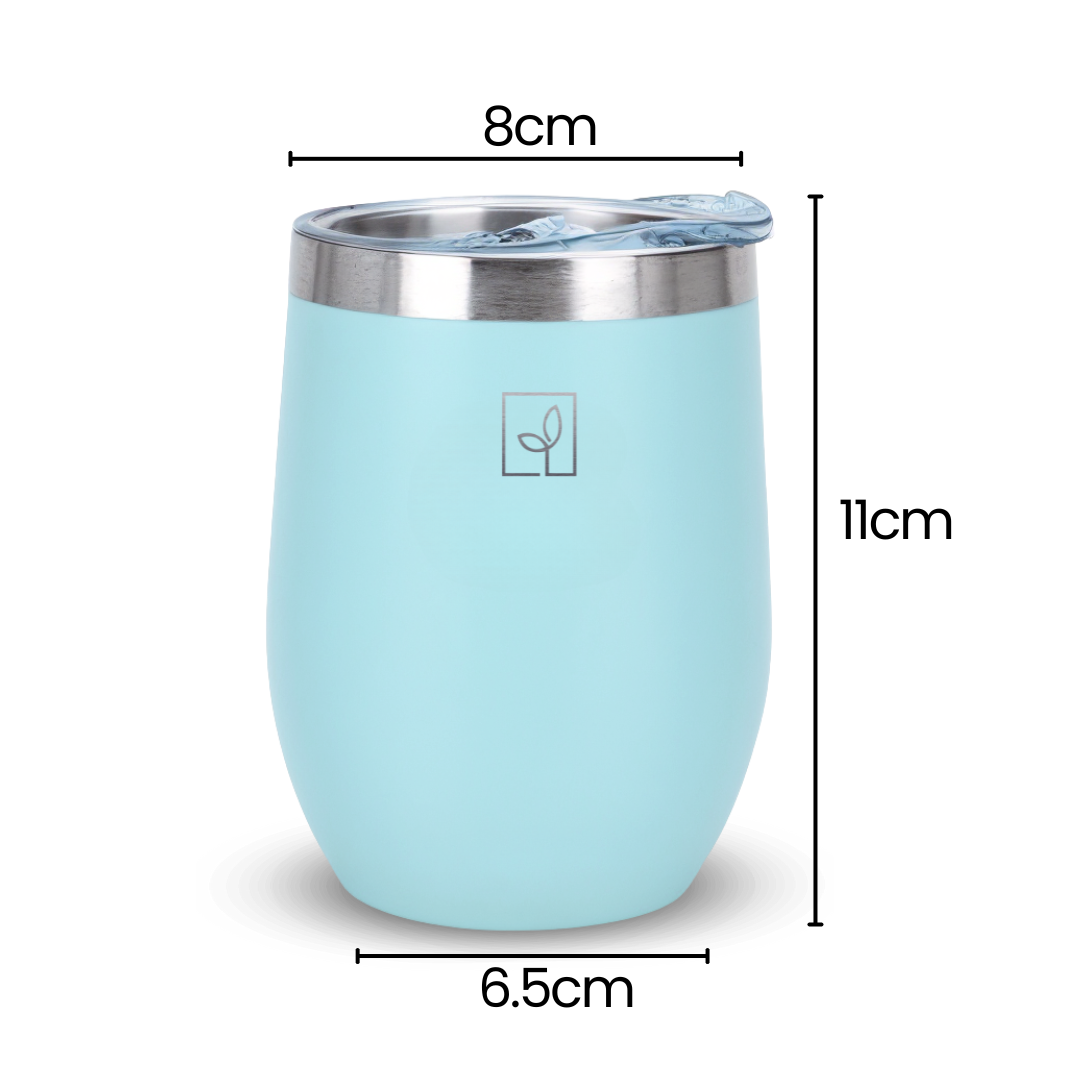 Fair Botella Taza Térmica Acero Inoxidable 360ML CELESTE