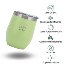 Fair Botella Taza Térmica Acero Inoxidable 360ML MENTA