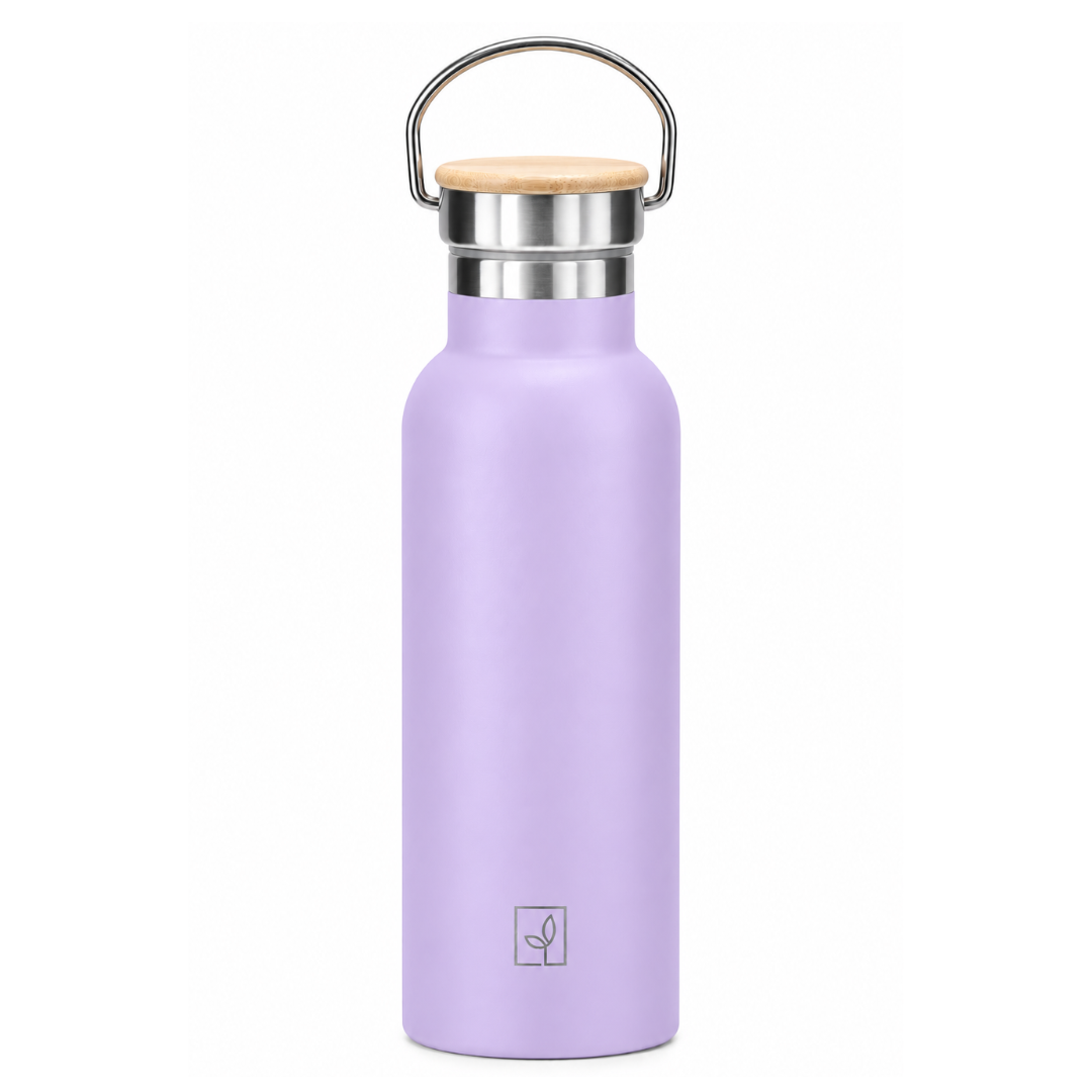 Fair_Botella_Térmica_Camping_de_Acero_inoxidable_con_tapa_de_bambú_500ML _Lila