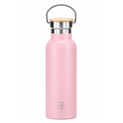 Fair_Botella_Térmica_Camping_de_Acero_inoxidable_con_tapa_de_bambú_500ML _Rosado