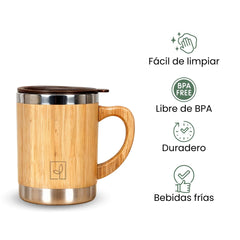 Fair Vaso de Bambú HidraCup de 330ml