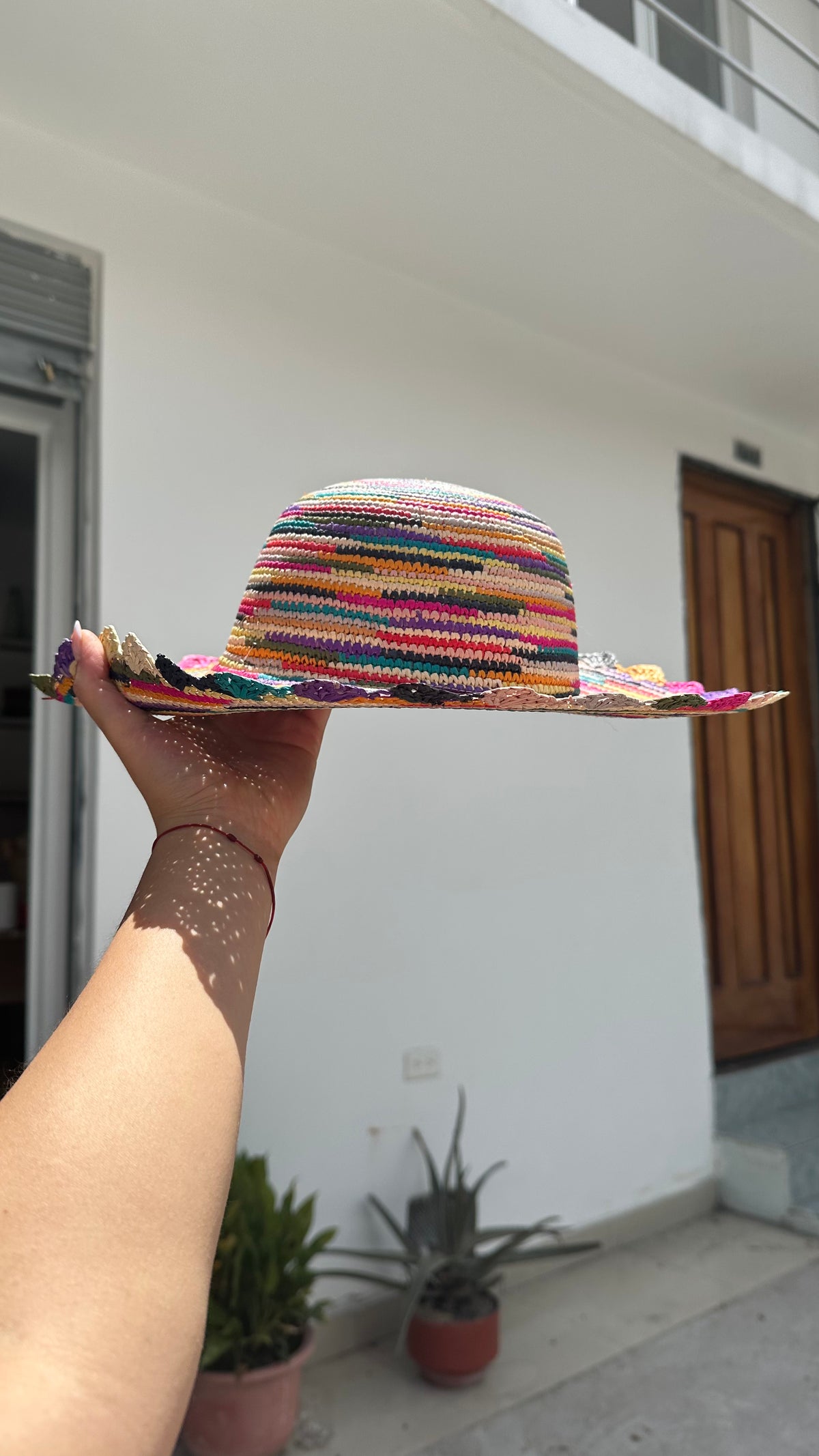 Fair Sombrero Colores Tejido Crochet