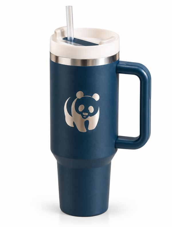Trabajo corporativo: Tumbler · Grabado láser