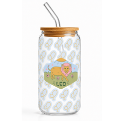 Fair Botella de Vidrio Smoothie con Sorbete de Vidrio Signos Zodiacales