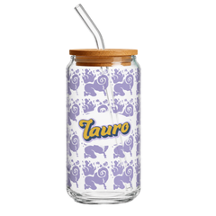 Fair Botella de Vidrio Smoothie con Sorbete de Vidrio Signos Zodiacales