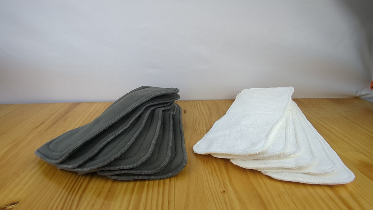 Fair Inserto Pañal Absorbente Microfibra 5 Capas Carbón
