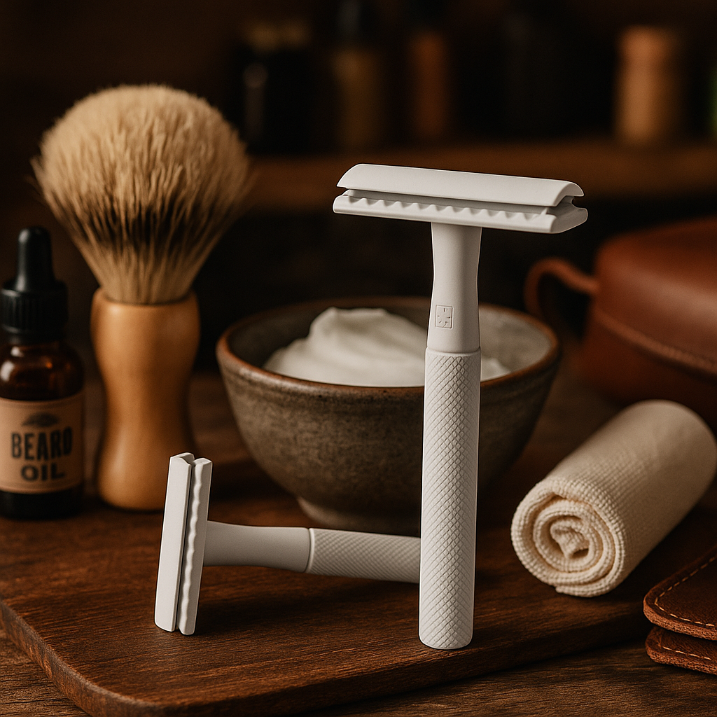 Fair Rasuradora PREMIUN de Acero Inoxidable Reutilizable Blanco