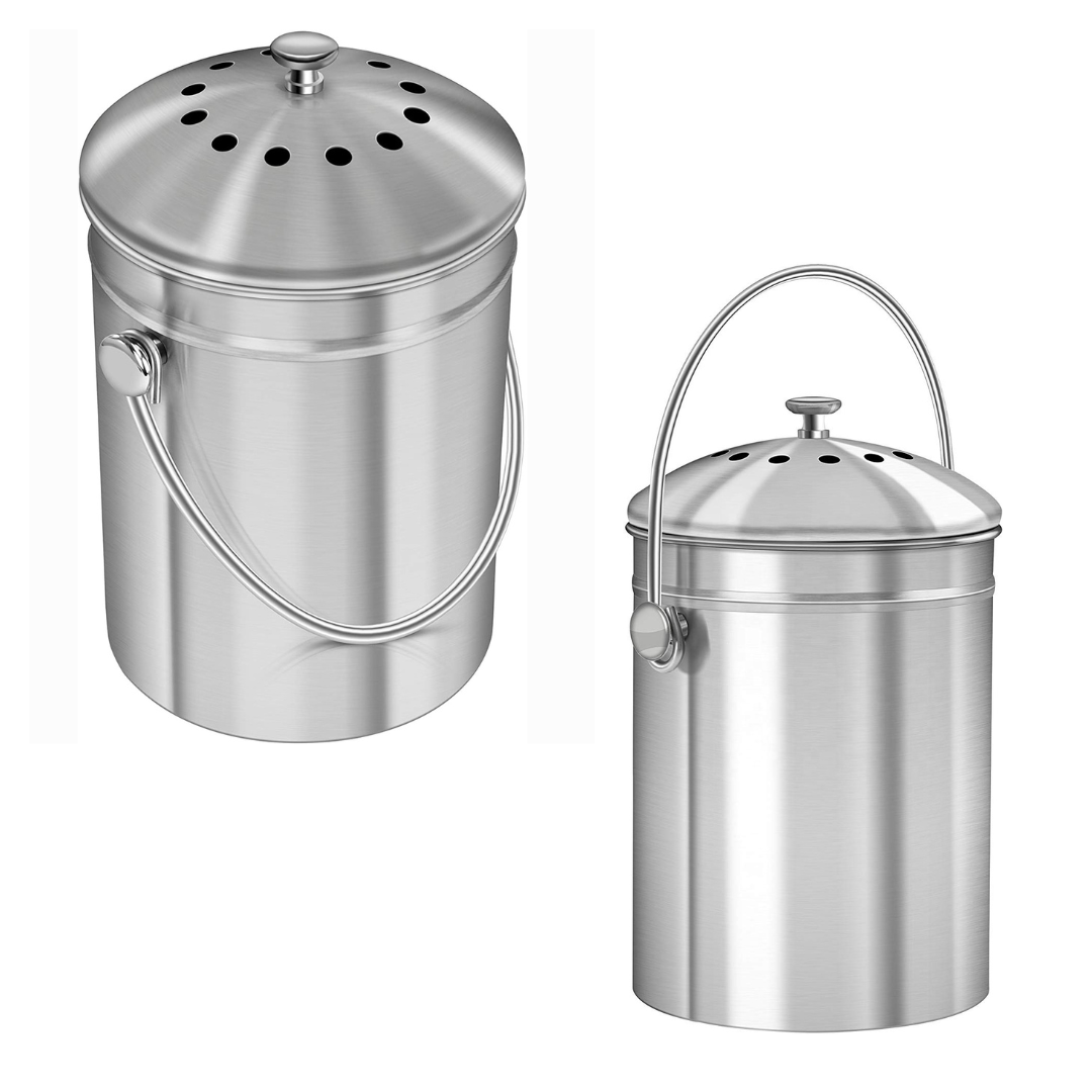 Fair Tacho de Compostaje Metálico 1,3 Galones