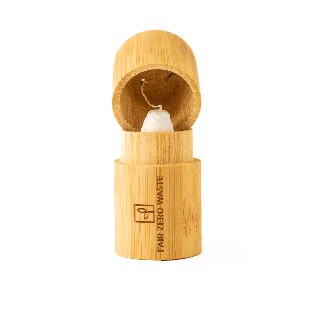 Fair Hilo dental biodegradable envase bambú