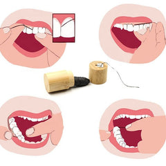 Fair Hilo dental biodegradable envase bambú