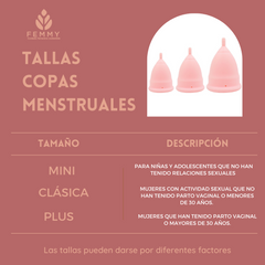 Femmy Copas Menstruales de Silicona de Grado Médico